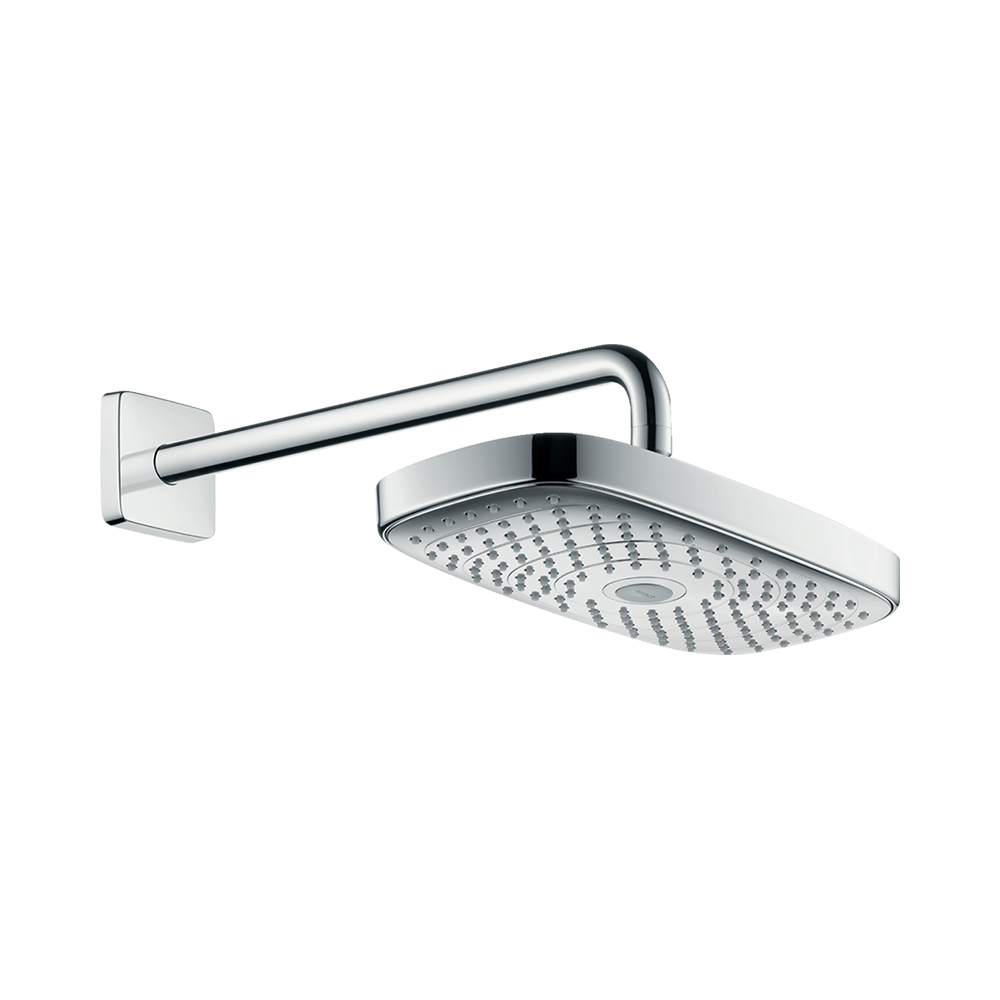 Купить Hansgrohe Raindance Select E Верхний душ 300 2jet с держателем хром 27385000 в магазине wardena.ru