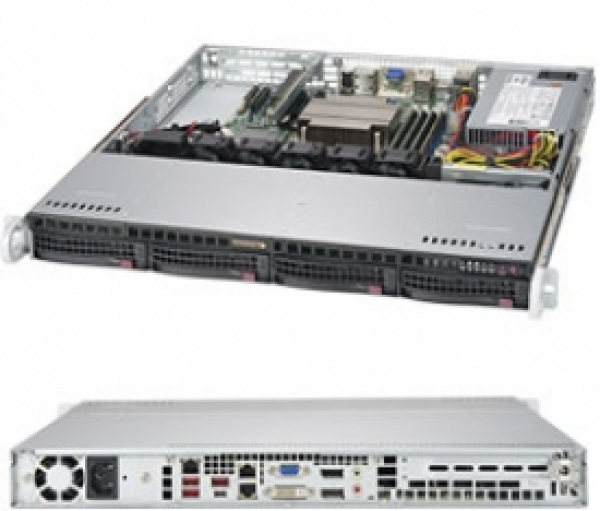 Купить Server Supermicro SYS-5019C-MHN2 SuperServer • 813MFTQC-350CB2 • X11SCZ-F • 1U IPMI в магазине wardena.ru