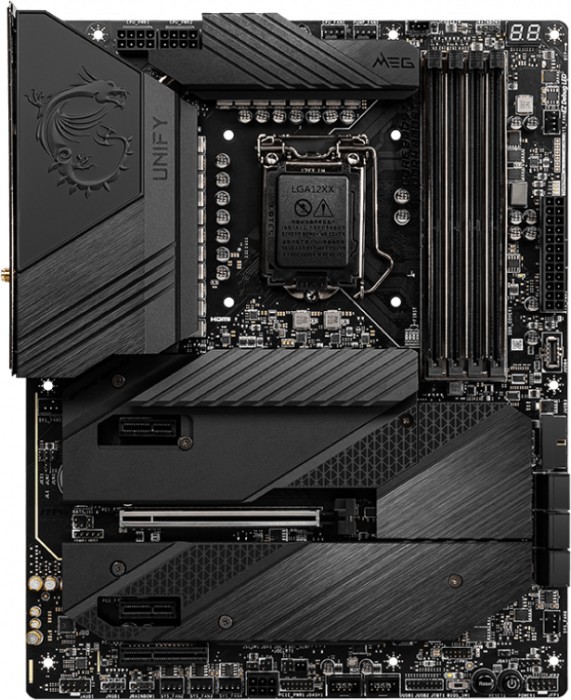 Купить MSI MEG Z590 UNIFY - Motherboard - ATX - LGA1200-Sockel - Z590 Chipsatz - USB-C Gen2, USB 3.2 Gen 1, USB 3.2 Gen 2, USB-C Gen 2x2 - 2.5 Gigabit LAN, Wi-Fi, Bluetooth - Onboard-Grafik (CPU erforderlich) - HD Audio (8-Kana (7D38-001R) в магазине wardena.ru