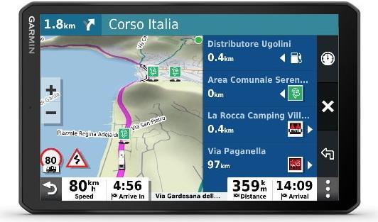 Купить Garmin Camper 890 Navigationssystem Handgeführt 20,3 cm (8" ) TFT Touchscreen 387 g Schwarz (010-02425-11) в магазине wardena.ru