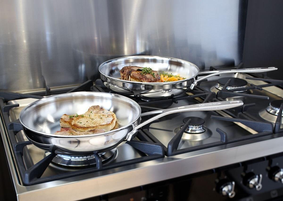 Купить DEMEYERE Industry 5 24 CM Silberne Stahlpfanne (1029690) в магазине wardena.ru