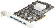 Купить StarTech.com 4-Port USB PCIe Adapter - 10 Gbit/s USB 3.1/3.2 Gen 2 Typ-A PCI Express Erweiterungskarte mit 2 Controllern - 4x USB-A - USB-PCIe-Schnittstellenkarte - Windows/Mac/Linux (PEXUSB314A2V2) - USB-Adapter - PCIe в магазине wardena.ru