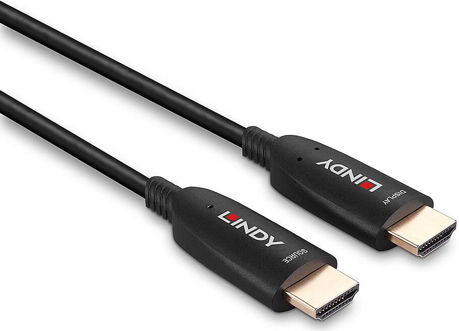 Купить Lindy 60m Fibre-Optic-Hybrid HDMI 8K60 Kabel - 60 m - HDMI Typ A (Standard) - HDMI Typ A (Standard) - 48 Gbit/s - Schwarz (38516) в магазине wardena.ru