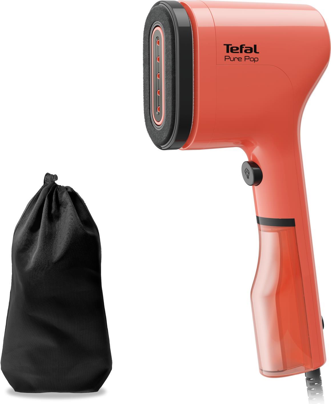 Купить Tefal Pure Pop DT2022 Tragbare Dampfbürste 0,07 l 1300 W Koralle (DT2022E1) в магазине wardena.ru