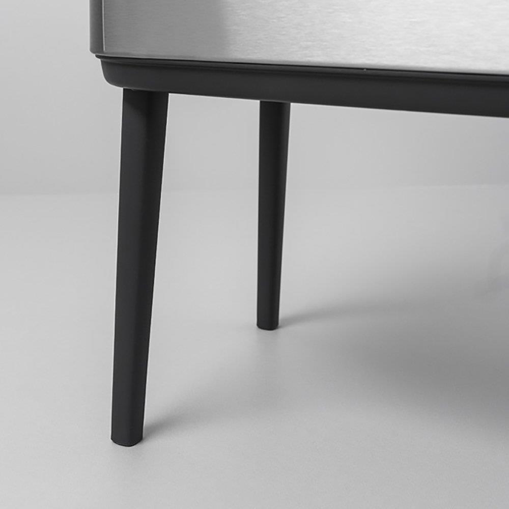 Купить Brabantia 316081 Mülleimer 33 l Rechteckig Edelstahl Schwarz - Edelstahl (31 60 81) в магазине wardena.ru