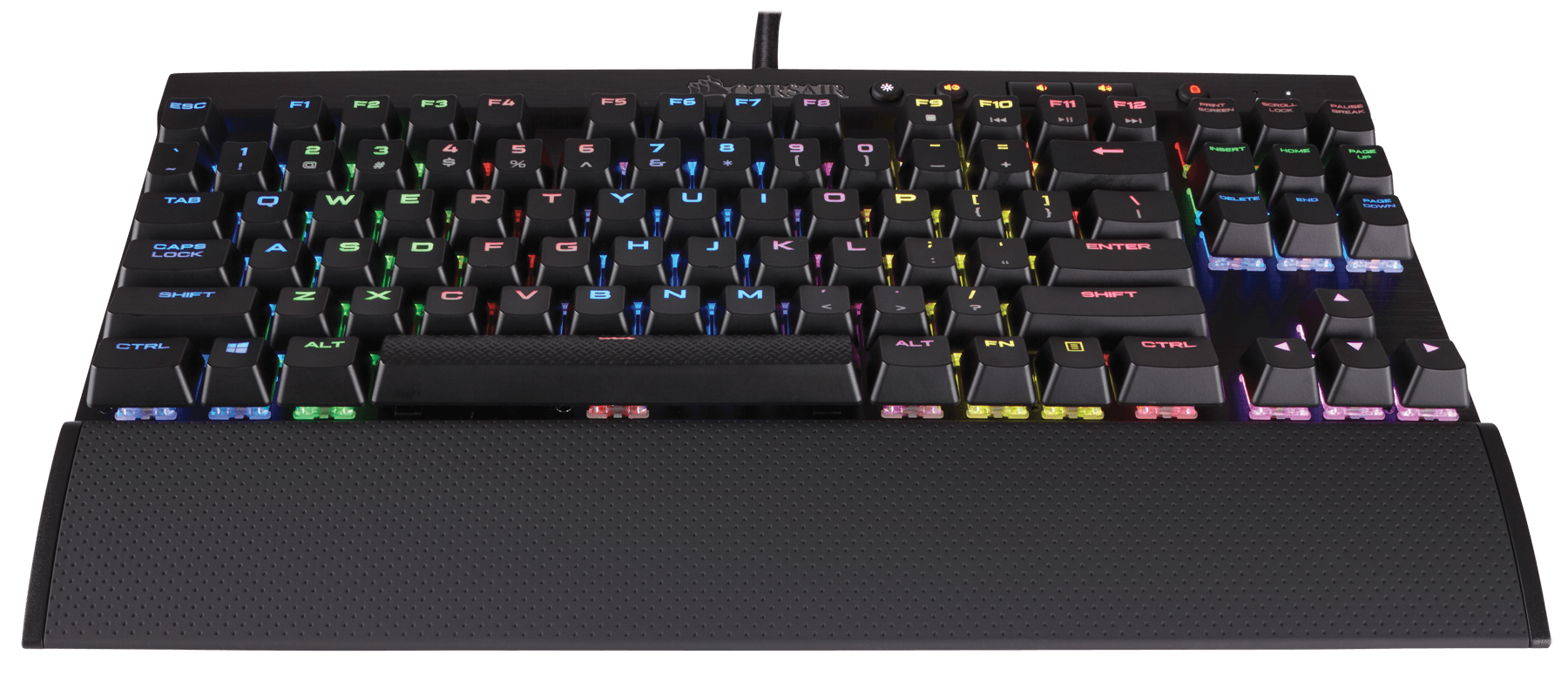 Купить Corsair Tas K65 Gaming RGB RAPIDFIRE,LED,Cherry MX Speed (CH-9110014-DE) в магазине wardena.ru