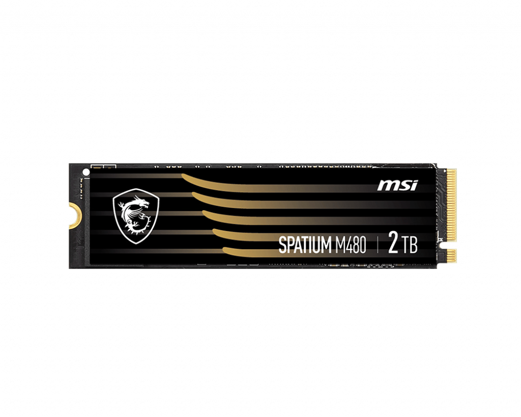 Купить MSI SPATIUM M480 - SSD - verschlüsselt - 2 TB - intern - M.2 2280 - PCI Express 4.0 x4 (NVMe) - 256-Bit-AES - TCG Opal Encryption 2.0 (S78-440Q150-P83) в магазине wardena.ru