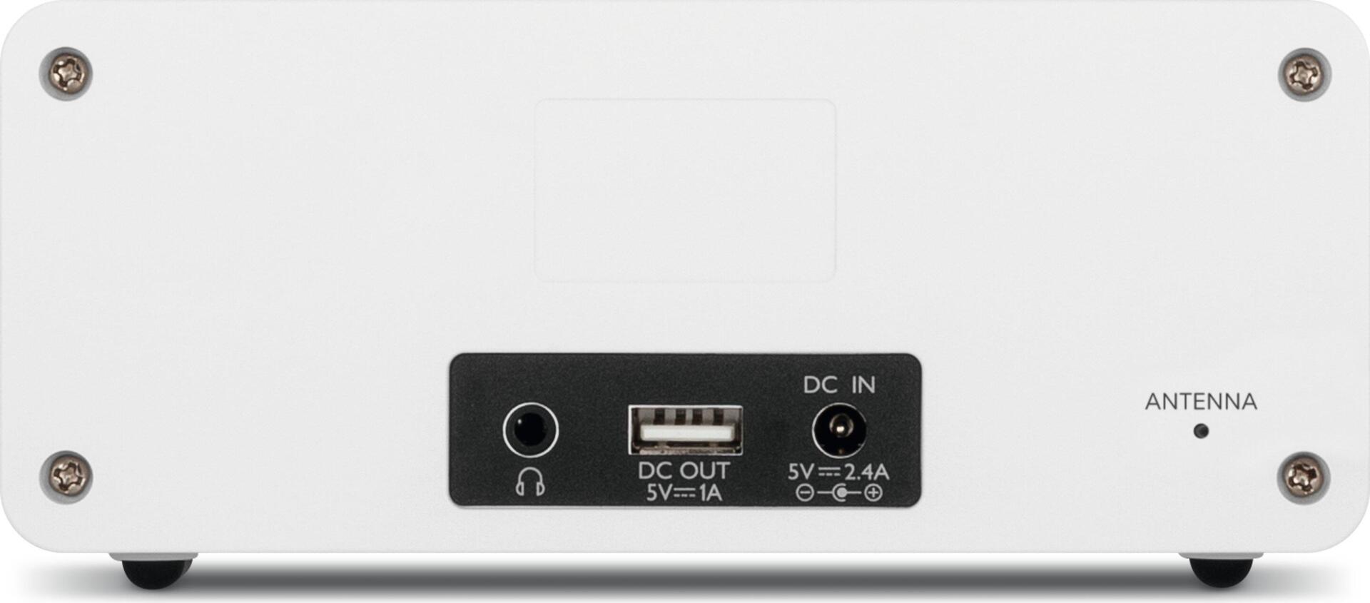 Купить TechniSat DigitRadio 52 - Radiouhr - weiß (0001/3914) в магазине wardena.ru