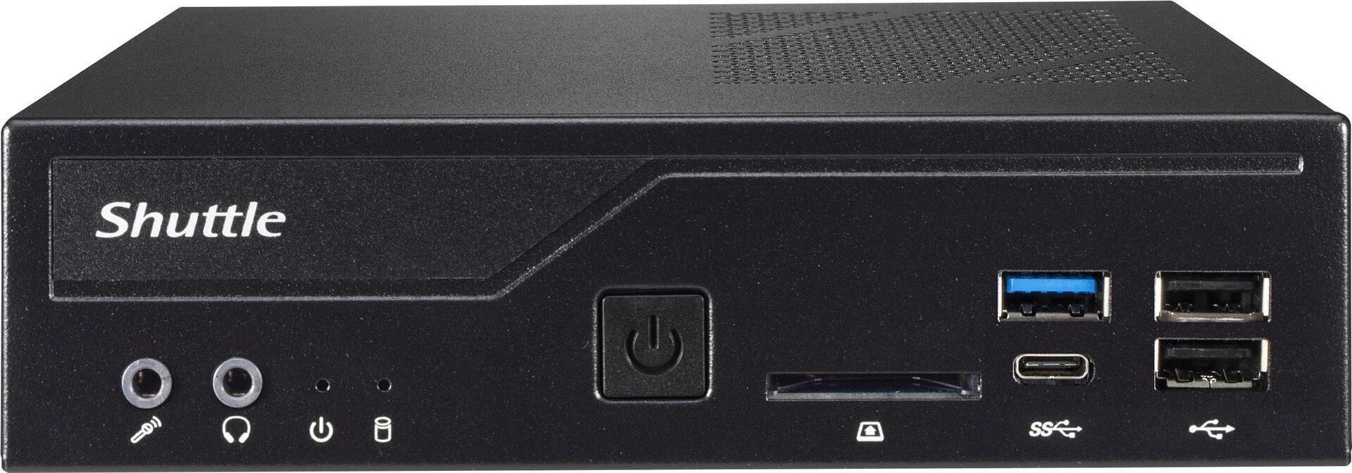 Купить Shuttle XPC slim DH410S - Barebone - Slim-PC - LGA1200-Sockel - Intel H410 - keine CPU - RAM 0GB - GigE (DH410S) в магазине wardena.ru