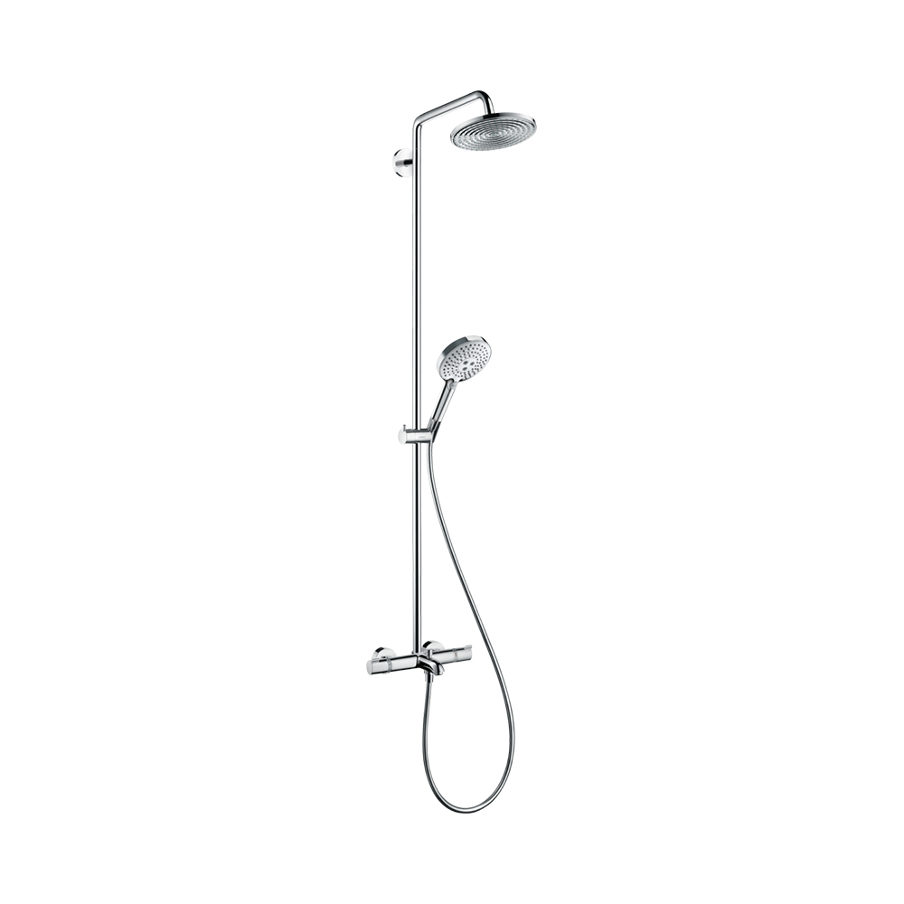 Купить Hansgrohe Raindance S Showerpipe 240 1jet Душевой набор с термостатом для ванны хром 27117000 в магазине wardena.ru