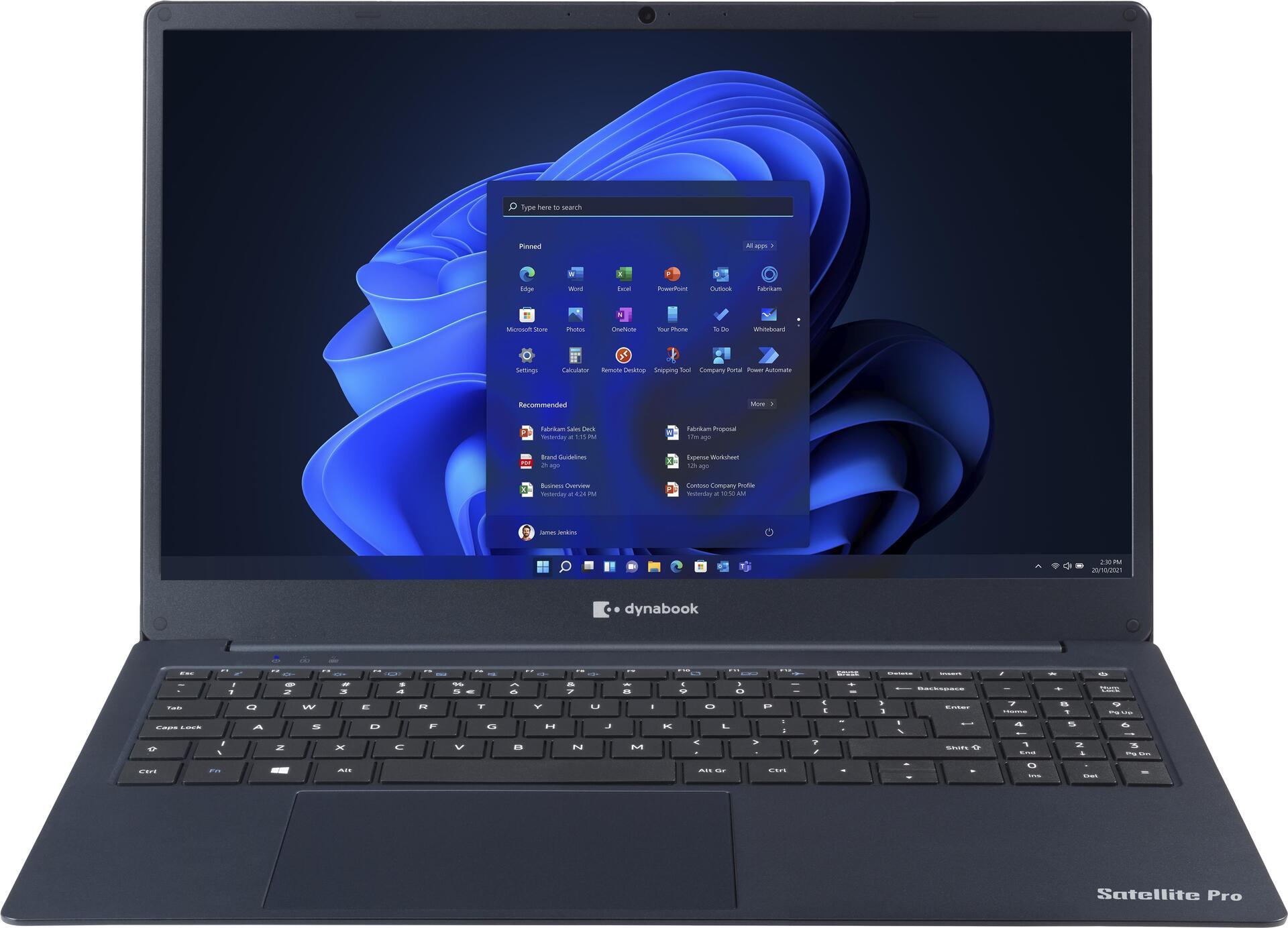 Купить Dynabook Toshiba Satellite Pro C50-J-128 - Core i3 1115G4 / 3 GHz - Win 10 Pro - UHD Graphics - 8 GB RAM - 256 GB SSD NVMe - 39.6 cm (15.6") IPS 1920 x 1080 (Full HD) - Wi-Fi 5 - dunkelblau, schwarz (Tastatur) (A1PYS43E11DU) в магазине wardena.ru