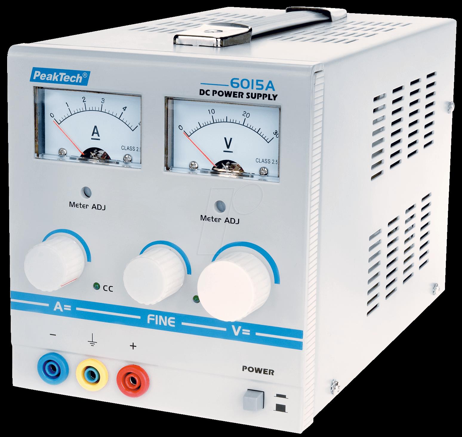 Купить PeakTech Labornetzgerät 1 Kan. ...30 VDC VDC 5 A (PeakTech 6015 A) (P 6015 A) в магазине wardena.ru
