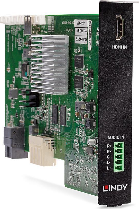 Купить Lindy Single Port HDMI 18G Input Board - Erweiterungsmodul - HDMI x 1 + Audio x 1 - Schwarz (38351) в магазине wardena.ru