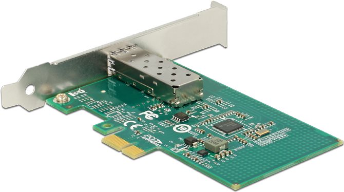 Купить Delock PCI Express Card > 1 x SFP Slot Gigabit LAN - Netzwerkadapter - PCIe Low-Profile - Gigabit SFP x 1 (89481) в магазине wardena.ru