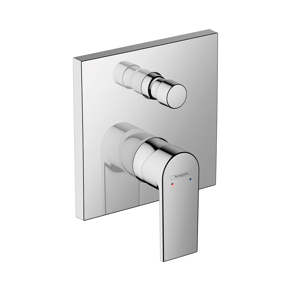 Купить Hansgrohe Vernis Shape Смеситель для ванны однорычажный скрытого монтажа хром 71468000 в магазине wardena.ru