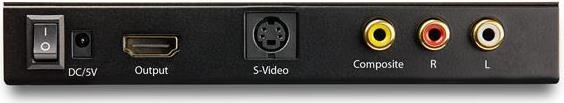 Купить StarTech.com VID2HDCON2 S-Video oder Composite zu HDMI Konverter mit Audio (720p, NTSC & PAL, HDMI Upscaler, Mac & Windows) - Videokonverter - Composite Video, S-video - HDMI - Schwarz в магазине wardena.ru