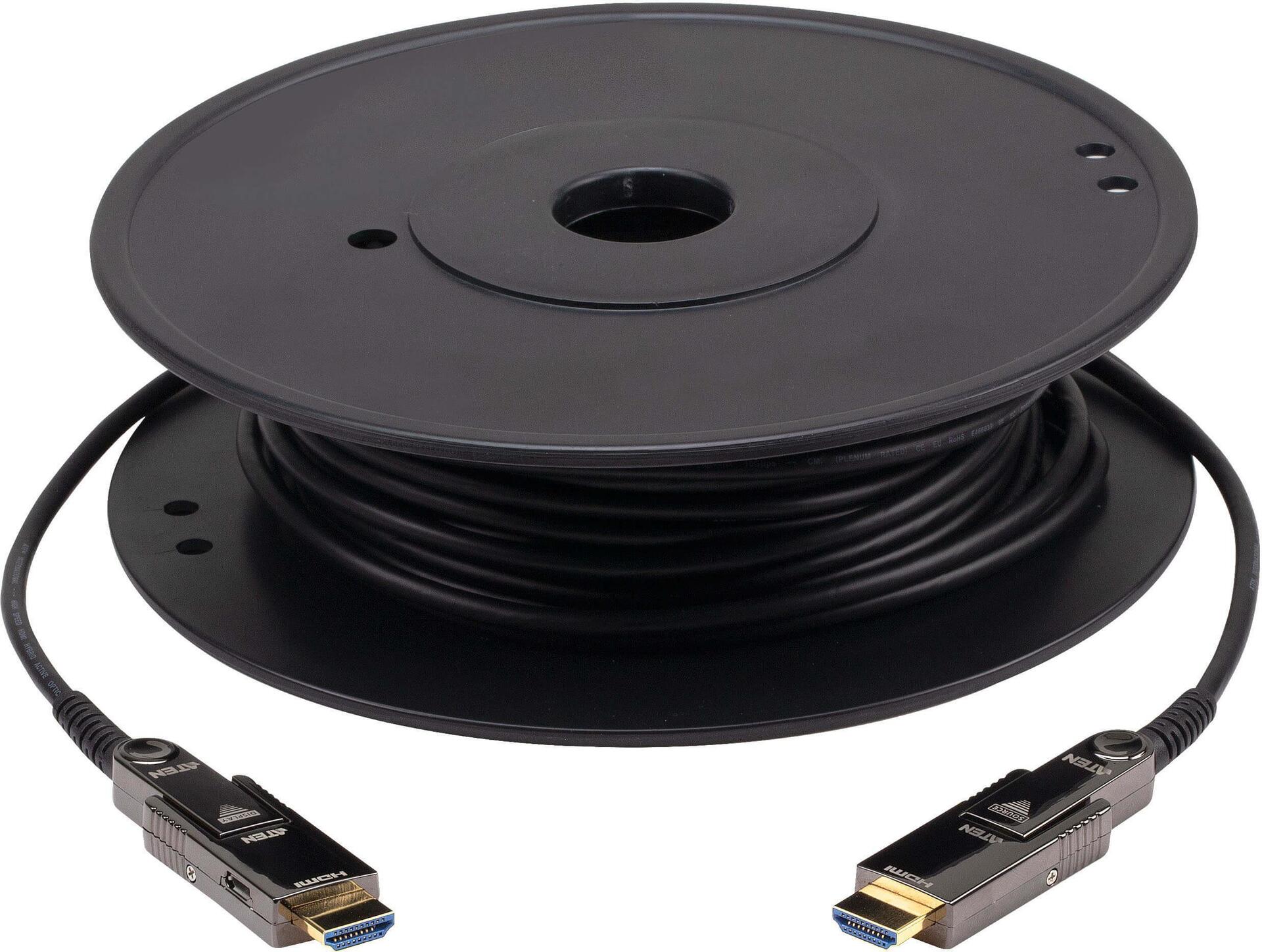 Купить ATEN 2L-7D01H - High Speed - HDMI-Kabel mit Ethernet - HDMI männlich zu HDMI männlich - 10 m - Hybrid Kupfer/Kohlefaser - aktiv, Support von 4K 60 Hz - für ATEN VM0202HB, VanCryst VS182B, VS184B (VE7831A) в магазине wardena.ru