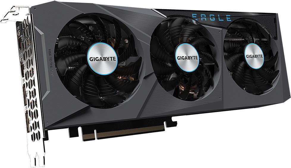 Купить Gigabyte Radeon RX 6700 XT EAGLE 12G - Grafikkarten - Radeon RX 6700 XT - 12 GB GDDR6 - PCIe 4.0 x16 - 2 x HDMI, 2 x DisplayPort (GV-R67XTEAGLE-12GD) в магазине wardena.ru