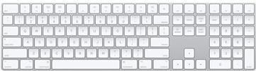 Купить Apple Magic Keyboard mit Ziffernblock - Tastatur - Bluetooth - QWERTY - Portugiesisch - Silber - für 10.2" iPad; 10.5" iPad Air; 10.9" iPad Air; iPad mini 5; iPhone 11, 12, 13, SE (MQ052PO/A) в магазине wardena.ru