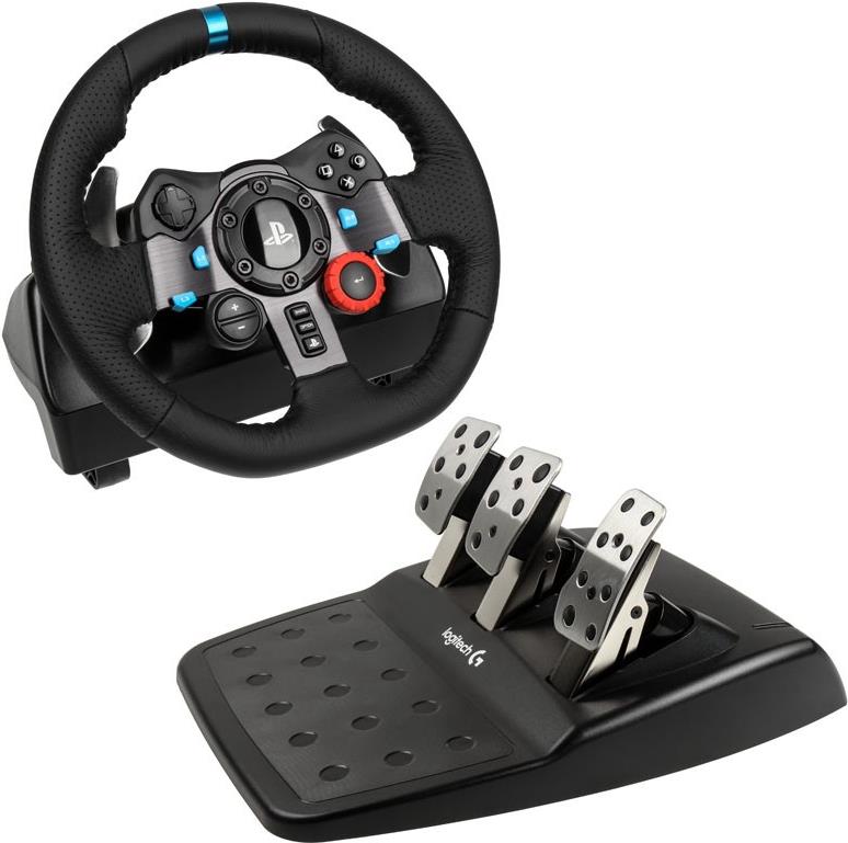 Купить Logitech G29 Driving Force - Lenkrad- und Pedale-Set - kabelgebunden - für Sony PlayStation 3, Sony PlayStation 4 (941-000112) в магазине wardena.ru