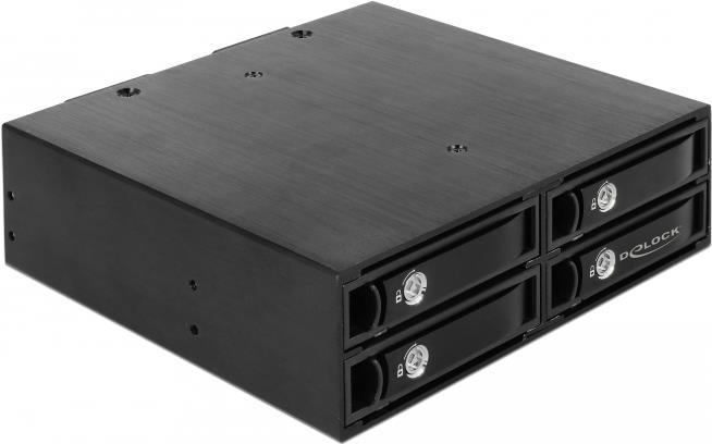 Купить Delock 5.25? Wechselrahmen für 4 x 2.5? SATA / SAS HDD / SSD 12 Gb/s (47233) в магазине wardena.ru