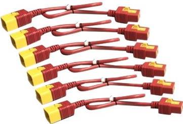Купить APC HW APC Power Cord Kit - Stromkabel - IEC 60320 C19 bis IEC 60320 C20 - 16 A - 61 cm - Rot (Packung mit 6) - für P/N: SMT2200I-AR, SMT2200R2I-AR, SMT3000I-AR, SMT3000R2I-AR, SMX3000HVTUS, SRT10RMXLIX806 (AP8716SX340) в магазине wardena.ru