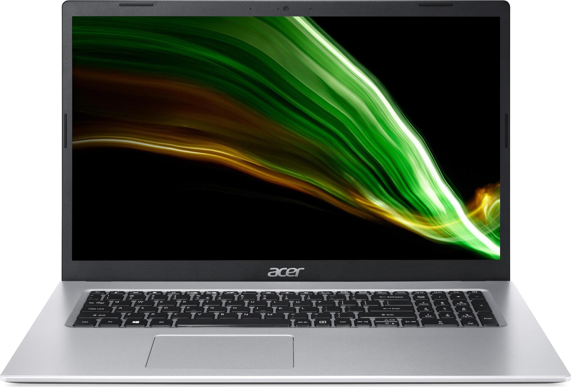 Купить Acer Aspire 3 A317-33 - Pentium Silver N6000 / 1.1 GHz - Win 11 Home - UHD Graphics - 8 GB RAM - 256 GB SSD - 43.94 cm (17.3") IPS 1920 x 1080 (Full HD) - Wi-Fi 5 - Reines Silber - kbd: Deutsch (NX.A6TEV.020) в магазине wardena.ru