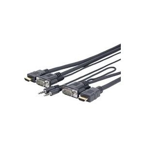 Купить VivoLink Pro - Video- / Audiokabel - HD-15 (VGA), Stereo Mini-Klinkenstecker, HDMI männlich zu HD-15 (VGA), Stereo Mini-Klinkenstecker, HDMI männlich - 5 m (PROVGAHDMIFLY5) в магазине wardena.ru