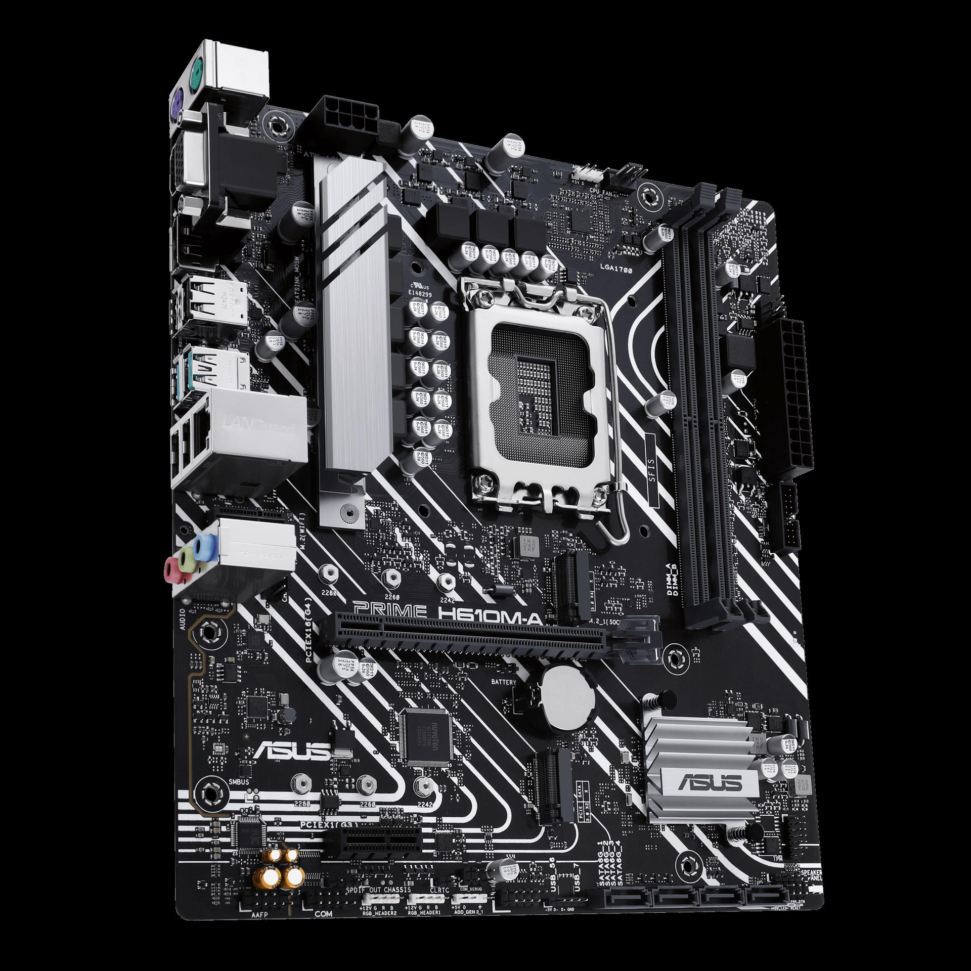 Купить ASUS PRIME H610M-A-CSM - Intel - LGA 1700 - Intel® Celeron® - Intel® Core™ i3 - Intel® Core™ i5 - Intel® Core™ i7 - Intel® Core™ i9,... - DDR5-SDRAM - 96 GB - DIMM (90MB1G20-M0EAYC) в магазине wardena.ru