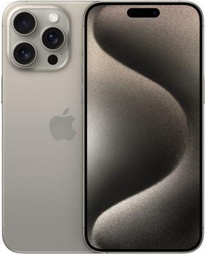 Купить Apple iPhone 15 Pro Max - 5G Smartphone - Dual-SIM / Interner Speicher 1TB - OLED-Display - 6,7" - 2796 x 1290 pixels (120 Hz) - Triple-Kamera 48 MP, 12 MP, 12 MP - front camera 12 MP - Natural Titanium (MU7J3ZD/A) в магазине wardena.ru
