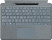 Купить Microsoft Surface Pro Signature Keyboard - Tastatur - mit Touchpad, Beschleunigungsmesser, Surface Slim Pen 2 Ablage- und Ladeschale - QWERTZ - Deutsch - Eisblau - mit Slim Pen 2 - für Surface Pro 8, Pro X (8X6-00045) в магазине wardena.ru