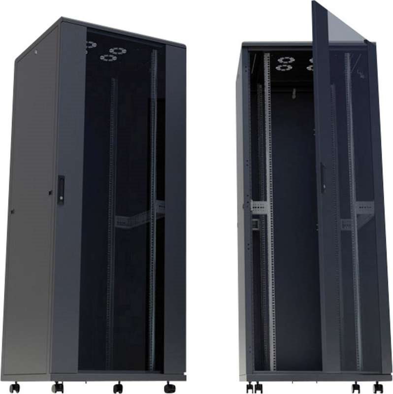 Купить Intellinet - Schrank - Schwarz, RAL 9005 - 32U - 48,3 cm (19") (713481) в магазине wardena.ru