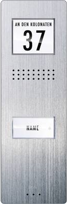 Купить m-e modern-electronics Türsprechanlage Kabelgebunden Außeneinheit ADV 210 1 Familienhaus Edelstahl (ADV 210) в магазине wardena.ru