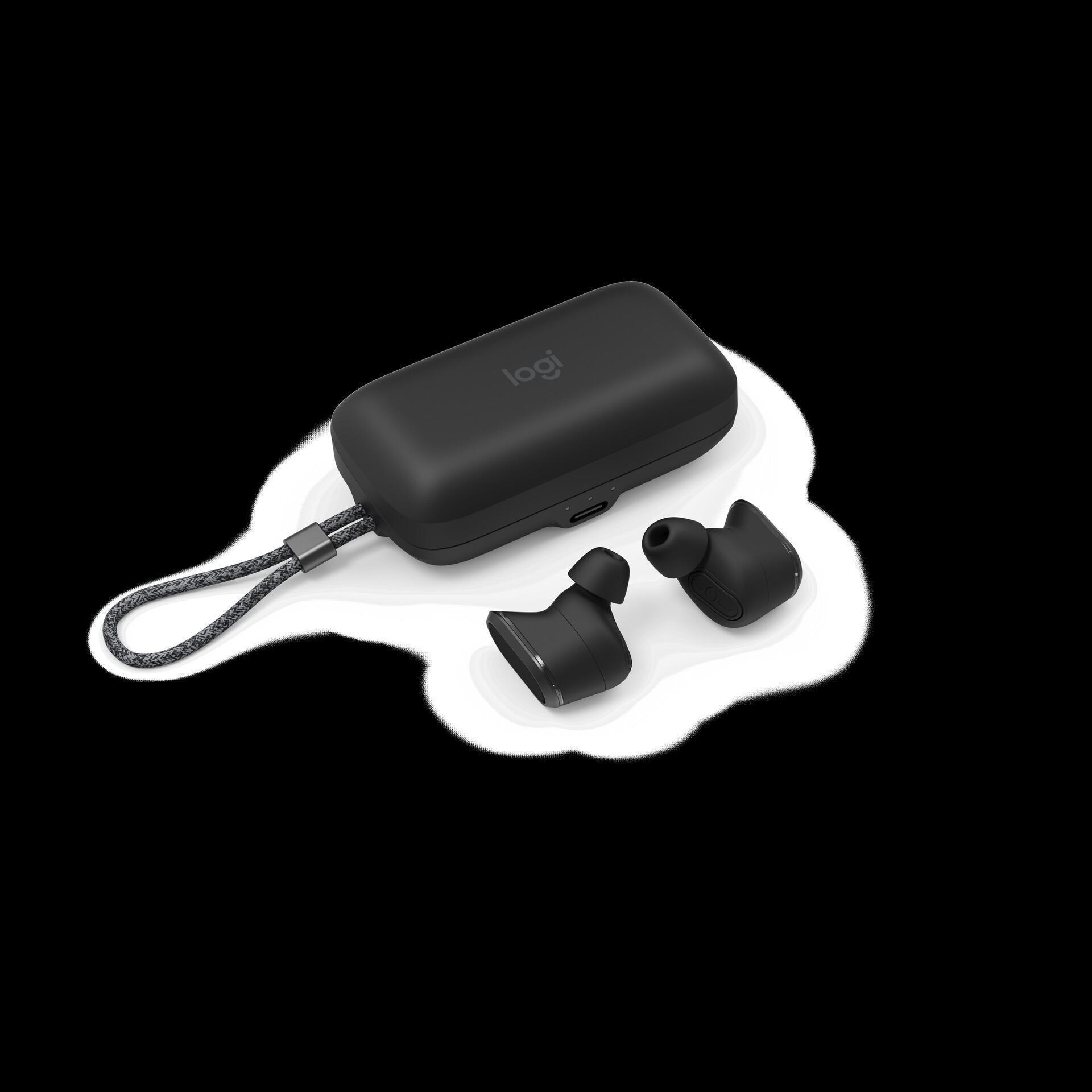 Купить Logitech Zone True Wireless - True Wireless-Kopfhörer mit Mikrofon - im Ohr - Bluetooth - aktive Rauschunterdrückung - Graphite (985-001082) в магазине wardena.ru