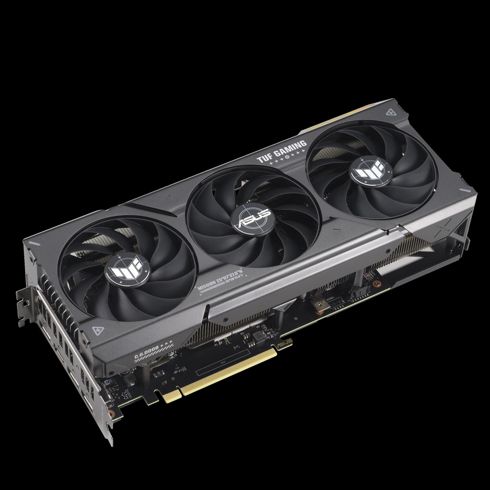 Купить ASUS TUF Gaming GeForce RTX 4070 12GB - Grafikkarten - GeForce RTX 4070 - 12GB GDDR6X - PCIe 4,0 - 2 x HDMI, 3 x DisplayPort (90YV0IZ1-M0NA00) в магазине wardena.ru