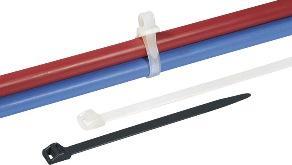 Купить HellermannTyton Kabelbinder lösbar RLT150 (L x B) 770 mm x 8.9 mm RLT150-N66-NA-L1 Farbe: Natur 50 St. HellermannTyton (111-70119) в магазине wardena.ru