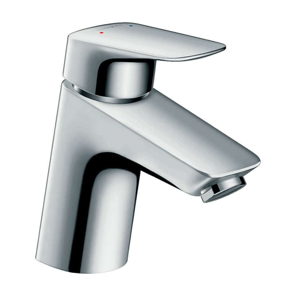 Купить Hansgrohe Logis смеситель для раковины 70 однорычажный без донного клапана хром 71071000 в магазине wardena.ru