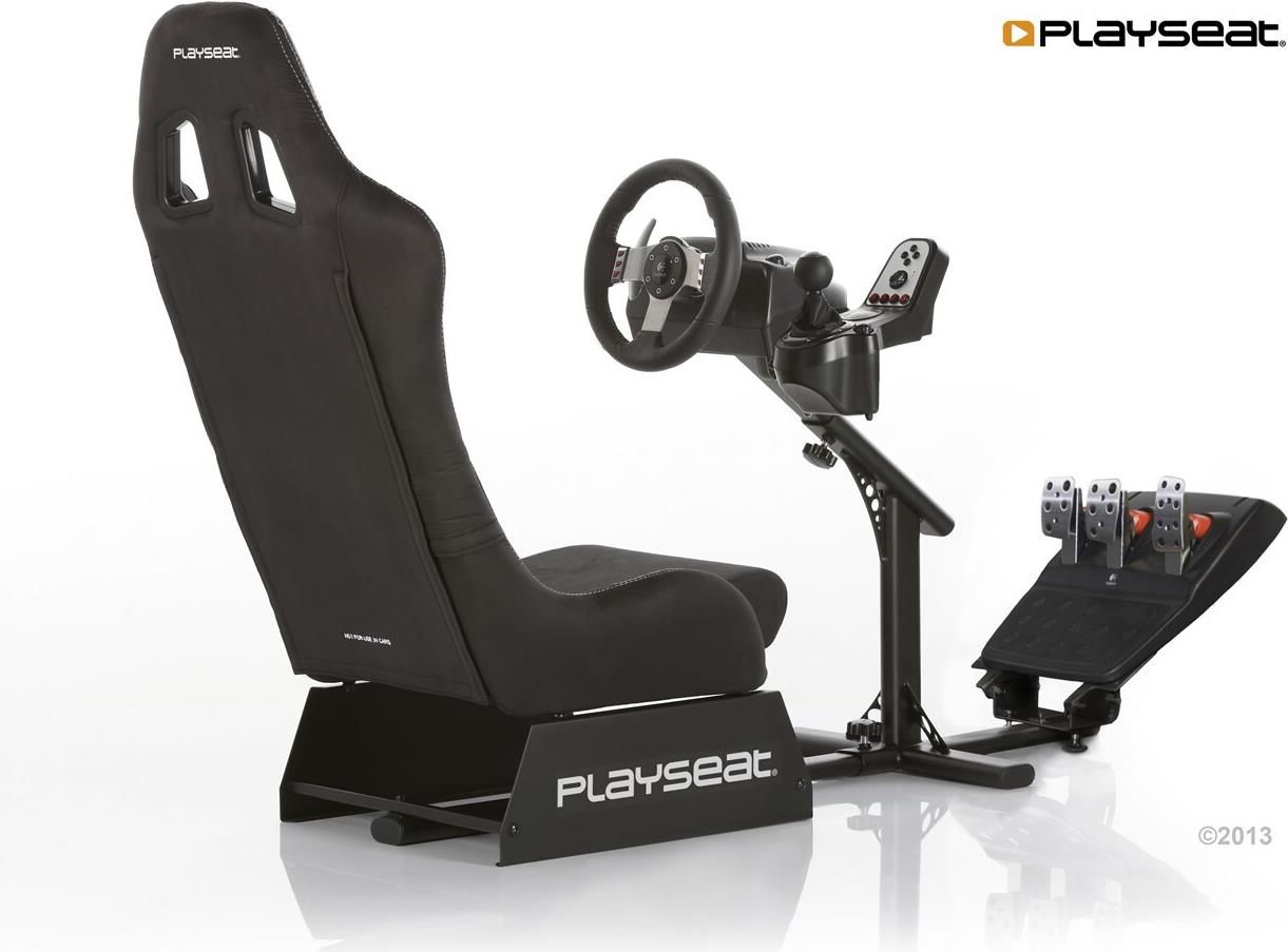 Купить Playseats Evolution Alcantara - Schwarz - 50 cm - 130 cm - 98 cm - Leder - 500 x 400 x 600 mm (REM00008) в магазине wardena.ru