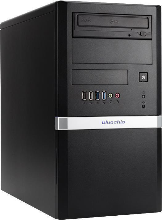 Купить bluechip BUSINESSline T3200 - MT - Pentium Gold G6400 / 4 GHz - RAM 4GB - SSD 250GB - NVMe - DVD-Writer - UHD Graphics 610 - GigE - Win 10 Pro 64-Bit - Monitor: keiner - Schwarz - BTO (556296) в магазине wardena.ru