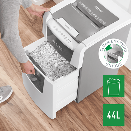 Купить Leitz 80130000 Aktenvernichter Kreuzschreddern 22 cm Grau - Weiß (80130000) в магазине wardena.ru