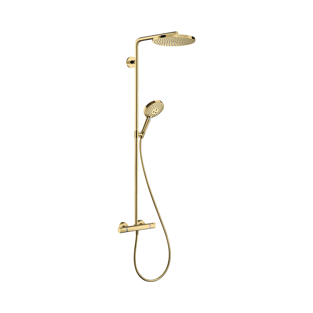Купить Hansgrohe Raindance Select S Showerpipe 240 1jet PowderRain Душевая система с термостатом бронза 27633140 в магазине wardena.ru