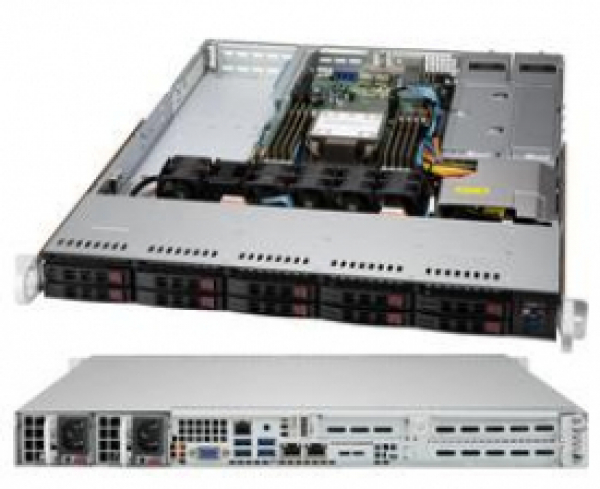 Купить Chassis Supermicro CSE-116AC10-R706WB3 1U 750W Redundant Hot-Swap 10xHDD SATA/SAS в магазине wardena.ru