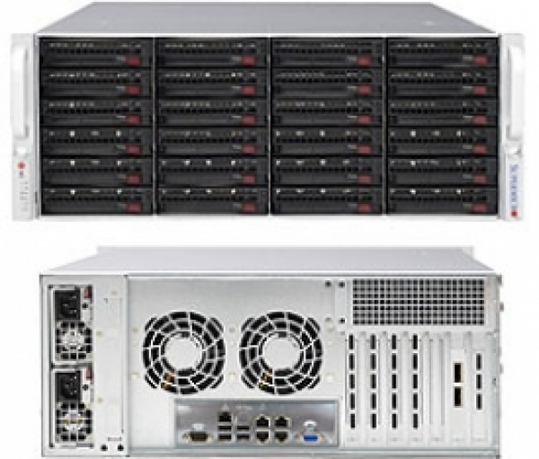 Купить Chassis Supermicro CSE-846BE1C-R1K23B 4U 1200W Redundant Hot-Swap 24xHDD SATA/SAS в магазине wardena.ru