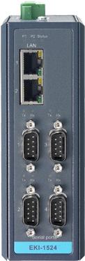 Купить Advantech EKI-1524 - Geräteserver - 4 Anschlüsse - 100Mb LAN, RS-232, RS-422, RS-485 - Gleichstrom - Schienenmontage möglich (EKI-1524-AE) в магазине wardena.ru