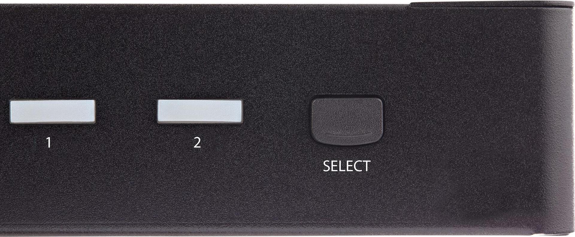 Купить StarTech.com 2 Port HDMI KVM-Switch - Einzelmonitor 4K 60Hz Ultra HD HDR - HDMI 2.0 KVM Umschalter mit 2 Port USB-3.0-Hub (5 Gbit/s) und 4x USB 2.0-HID - Audio - Hotkey - TAA (SV231HU34K6) в магазине wardena.ru