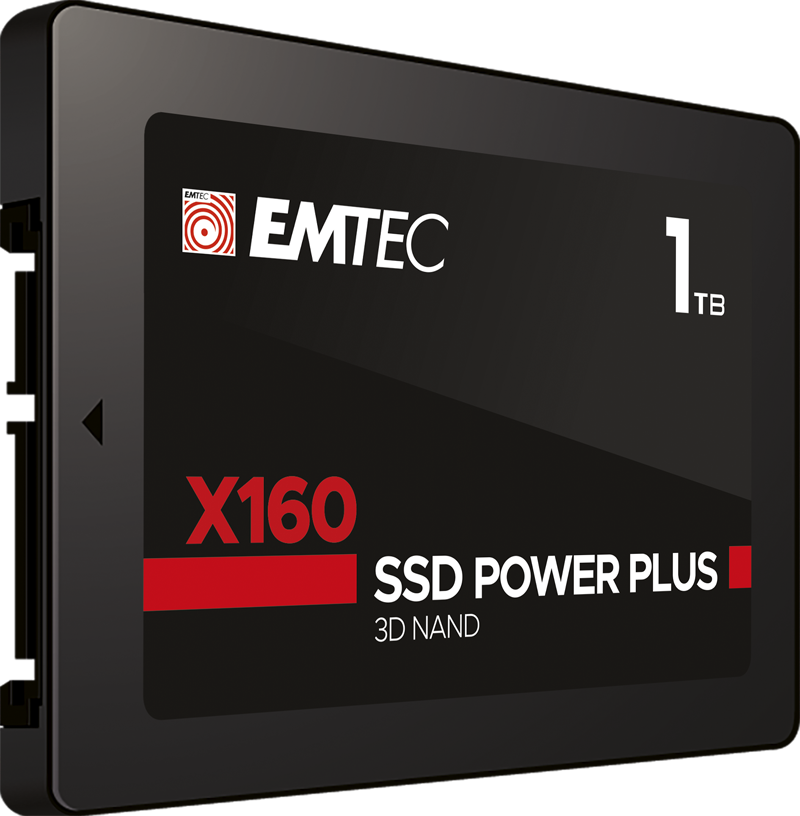 Купить Emtec X160 2.5" 1024 GB Serial ATA III QLC 3D NAND (ECSSD1TNX160) в магазине wardena.ru