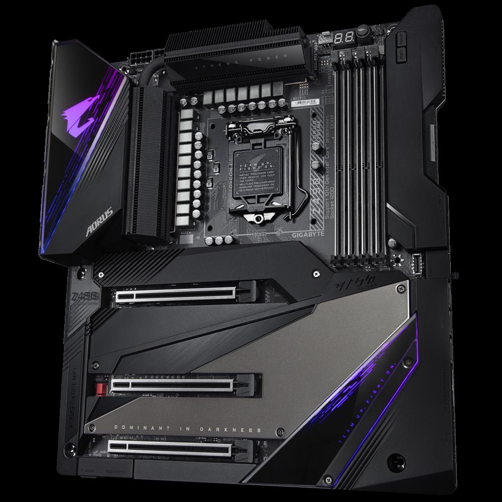 Купить Gigabyte Z490 AORUS XTREME - 1.X - Motherboard - E-ATX - LGA1200-Sockel - Z490 Chipsatz - USB-C Gen2, USB 3.2 Gen 1, USB 3.2 Gen 2 - 10 Gigabit LAN, 2.5 Gigabit LAN, Wi-Fi, Bluetooth - Onboard-Grafik (CPU erforderlich) - в магазине wardena.ru