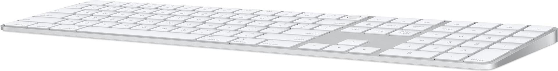 Купить Apple Magic Keyboard with Touch ID and Numeric Keypad - Tastatur - Bluetooth - AZERTY - Französisch - Silber - für iMac (Anfang 2021), Mac mini (Ende 2020), MacBook Air (Ende 2020), MacBook Pro (Ende 2020) (MK2C3F/A) в магазине wardena.ru