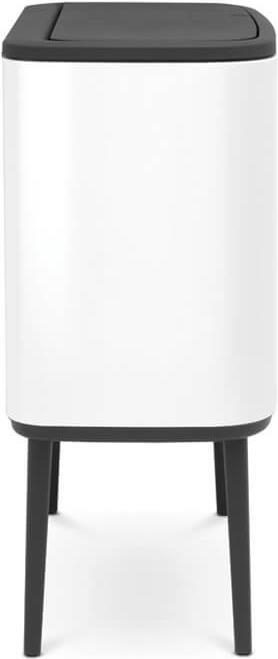 Купить Brabantia 313523 Mülleimer 33 l Rechteckig Edelstahl Schwarz - Weiß (31 35 23) в магазине wardena.ru