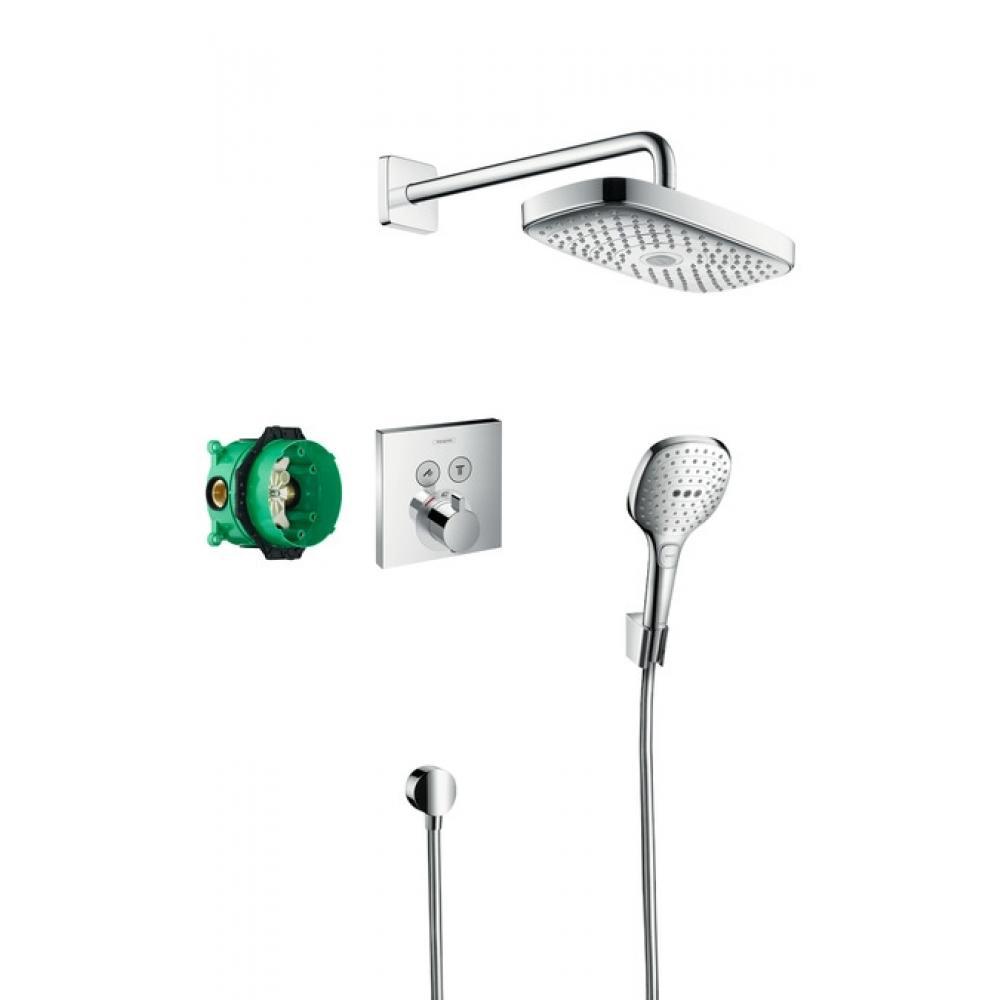 Купить Hansgrohe ShowerSelect Душевая система скрытого монтажа с термостатом хром 27296000 в магазине wardena.ru